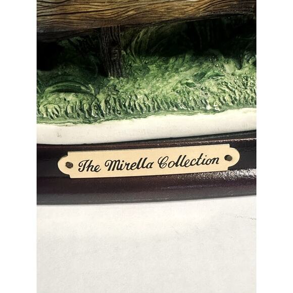 The Mirella Collection Whimsical Tabletop Clock Boy With Dog on The Wheelbarrow - Picture 8 of 12